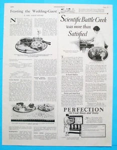 STUFE E FORNI DA CUCINA A OLIO PERFECTION - ""SCIENTIFIC BATTLE CREEK"" - PAGINA PUBBLICITARIA 1926 - Foto 1 di 4