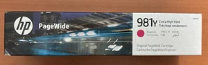 HP L0R14A 981Y Tintenpatrone magenta f. PageWide Enterprise 556 586 12-2025 - Afbeelding 1 van 2