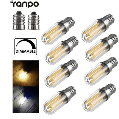 Dimmable Led Fridge Light Bulbs 1W 4W E14 Bulb 220V 240V E12 Cold Warm White - Image 1 of 4