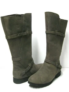 TEVA DE LA VINA WOMEN TALL BOOTS LEATHER GUNSOMKE US 7.5 /UK 5.5 /EU 38.5  - Picture 1 of 7
