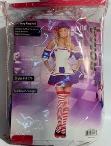 Roma Sexy Rag Doll Adult Costume M/L Women’s Halloween Purim Cosplay Party - Picture 1 of 1