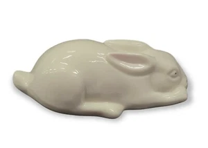 Belleek White Baby Rabbit Irish Fine Porcelain Bunny Figurine # 0425 - Picture 1 of 7