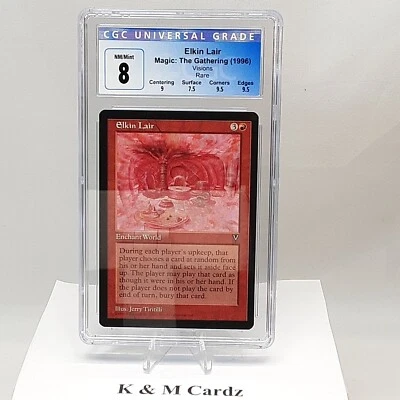 MTG - Visions - Elkin Lair - Graded - CGC 8.0 - Image 1 of 4