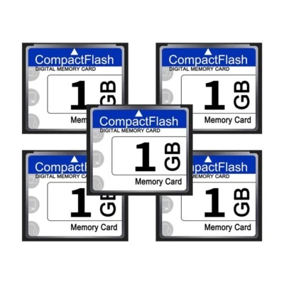 5Pcs 1GB Compact Flash Card CF Memory Card for Camera MP3 Video Player PC - Image 1 of 4