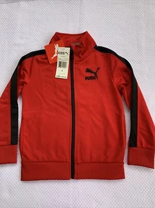 Puma Kids Red Size 4 Jacket - Picture 1 of 3