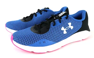 NIB Under Armour 3024889 400 Womens W Charged Pursuit 3 Blue/Black/White Shoes - Picture 1 of 4