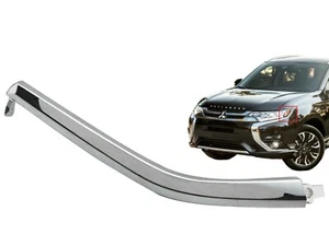 Fits 2016-2022 Mitsubishi Outlander / PHEV Front Bumper Upper Chrome Trim Left - Picture 1 of 8