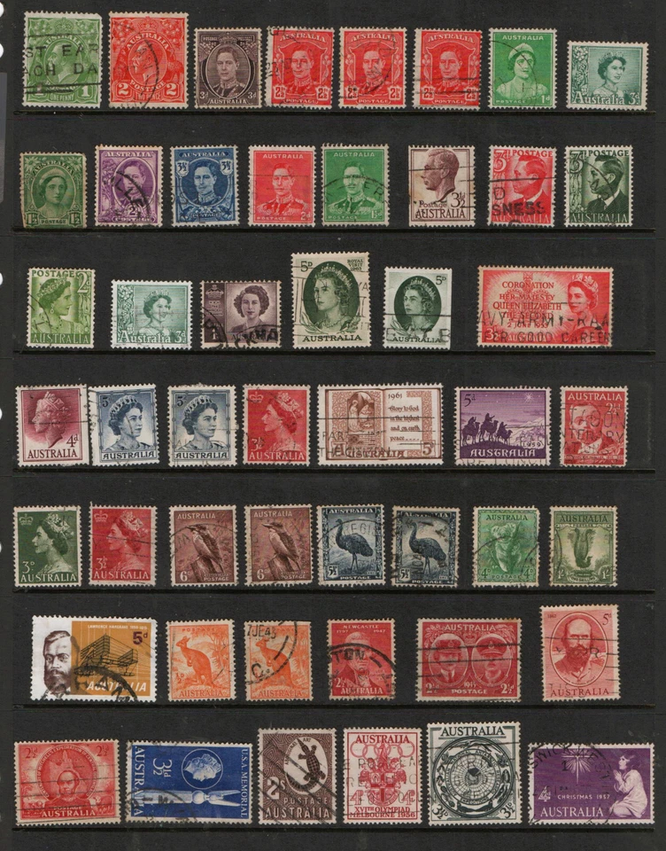 USED COLLECTION OF PRE-DECIMAL STAMPS 126 - Image 1 of 1