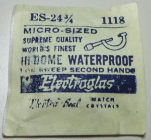ELECTRO SEAL ROUND WATCH CRYSTAL WATCHMAKER REPLACEMENT PART ES-24 3/4 #73 - Picture 1 of 2