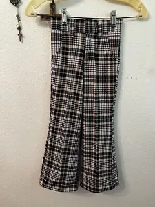 Vintage Farah Plaid Pants Youth Size 5 Slim NWT - Picture 1 of 9