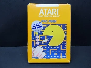 PAC-MAN, CX2646, Atari 2600, Atari 1981, Cartridge & Brochure, Tested - Picture 1 of 9
