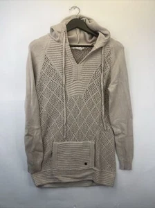 Prana Pullover Erwachsene Hoodie Sweater Strick Lang Beige Braun Herren Small A41 - Bild 1 von 7