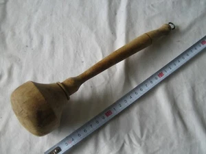Kitchenalia Artikel antiker gedrechselter Kartoffelstampfer/Stößel - Bild 1 von 3