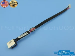 Puerto de carga de cable conector de alimentación de CC genuino para Dell Inspiron M03W3 MO3W3 0M03W3 - Imagen 1 de 4