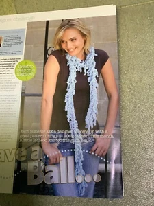 Women’s 100g Chunky Boa Scarf Knitting Pattern: Kirstie McLeod - Picture 1 of 2