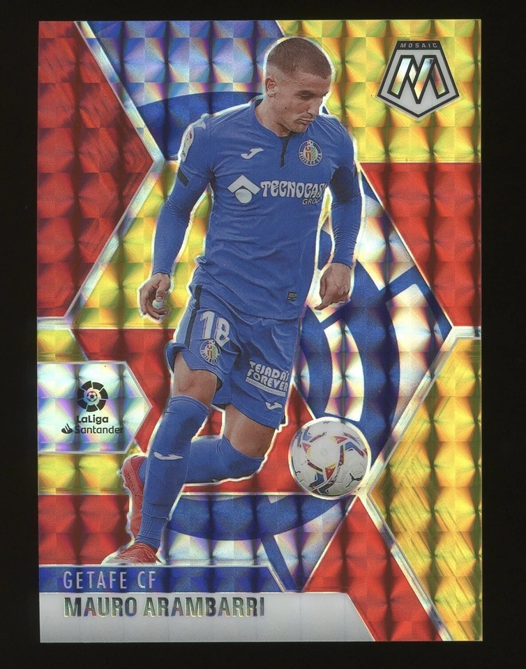 Mauro Arambarri 2020-21 Panini Mosaic La Liga SC Choice Red & Gold Prizm /88 #62 - Image 1 of 1