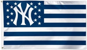 New York Yankees Flag Large 3x5 Banner Logo Baseball MLB FREE SHIPPING - Picture 1 of 1
