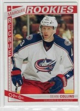 Sean Collins 13-14 O-Pee-Chee OPC Marquee Rookies #504 Columbus Blue Jackets