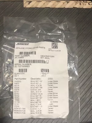 HYDRO GEAR  70553 Seal/Gasket Kit FOR TRANSAXLE/TRANSMISSION/PUMP - Image 1 of 4