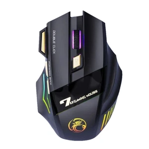 Souris de Jeu gaming sans fil Mouse Bluetooth Gamer PC Ordinateur 7 boutons - Photo 1/4