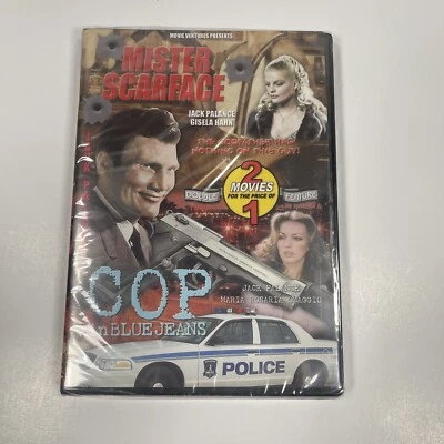 Mister Scarface Cop In Blue Jeans Double Feature DVD New Sealed - Image 1 of 4
