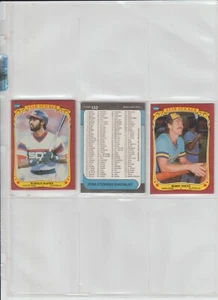 1986 FLEER STAR STICKERS BASEBALL PICK-10 COMPLETE YOUR SET OR TEAM SET - Picture 1 of 1