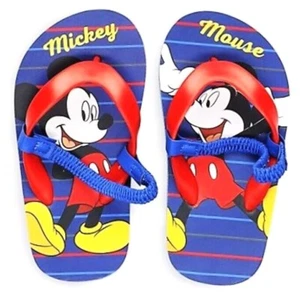 MICKEY MOUSE DISNEY Flip Flops Beach Sandals Toddler's Size 5-6, 7-8 or 9-10 NWT - Picture 1 of 4