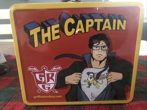 Grand Rapids griffins lunchbox  Ahl Detroit Redwings NHL Hockey Sga Cover