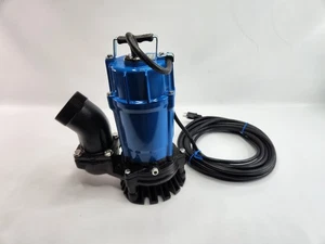 Tsurumi Pump HS3.75S Submersible Trash Pump Agitator 1 HP 115V 3" Bore - Picture 1 of 10