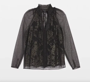 🖤 White House Black Market - Spitzenbluse mit V-Ausschnitt - Schwarz - Größe 6 - 1x getragen ✨ - Bild 1 von 16