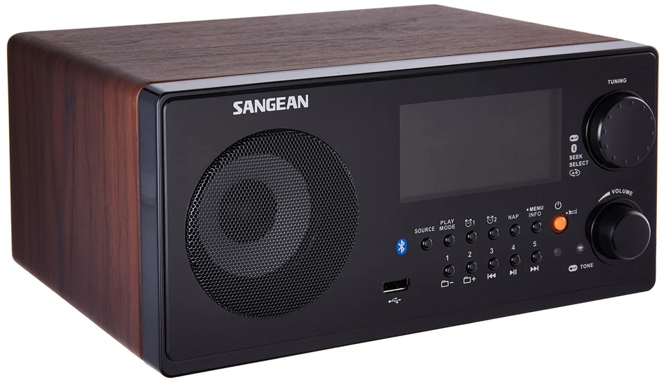 Mesa Sangean WR-22WL AM/FM, RDS/Bluetooth/USB, receptor de afinación digital superior-sw1 Foto 1 de 1