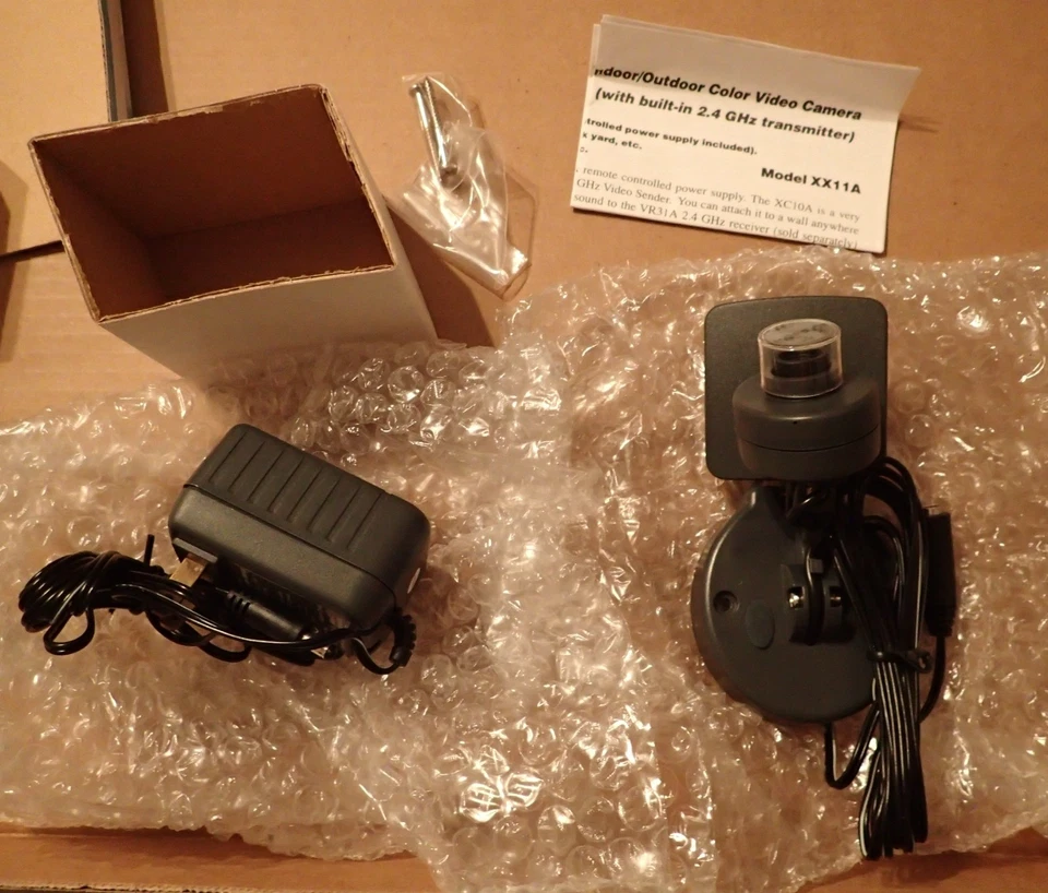 NOS X-10 2.4GHz Anywhere Camera XX11A-C (Remote Controlled Indoor/Outdoor Color) - Image 1 of 4