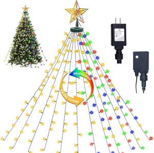 Kemooie 300 LED Christmas Tree Lights, 8 Modes for Indoor/Outdoor - Picture 1 of 4