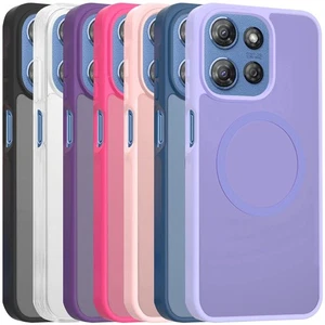 Funda para Moto G Power 5G 2025 Magnética Translúcida TPU Marco Acrílico Cubierta Trasera - Imagen 1 de 25