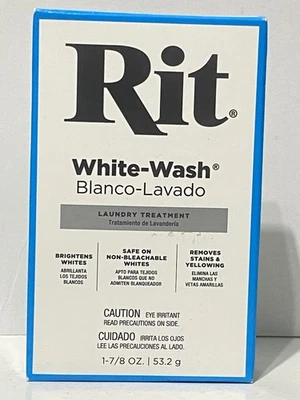 Rit White Wash 1-7/8 Ounce Fabric Dye Remover Stain Remover Safe for Fabrics - Image 1 of 4