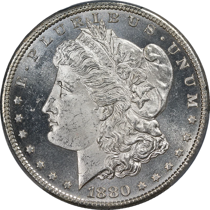 1880-S Morgan Silver Dollar PCGS MS64+ PL Superb Eye Appeal Strong Strike - Image 1 of 4