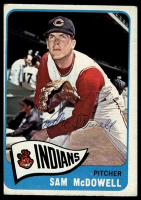 1965 Topps #76 Sam McDowell - Image 1 of 2
