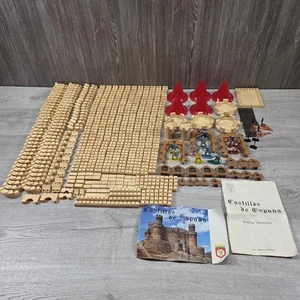 Juego de Bloques de Construcción Castillo Castillos De España Años 70 Vintage Ref 526 Raro 600+ - Imagen 1 de 23