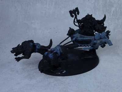 Logan Grimnar on Stormrider Space Wolves Warhammer 40K Space Marines - Image 1 of 4