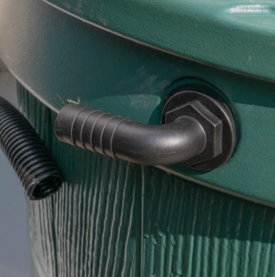 Water Butt Connector Adapter Tank Fitting 1/2" - 2" Barb Elbow 90°  Pipe Outlet - Image 1 of 4