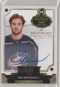 2019 Upper Deck The Cup Class of 2020 Gold Foil /75 Emil Bemstrom Rookie Auto RC