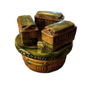 SanFransico trolly car music figurine 1950’s vintage 4.5” H 6” wide *SEE NOTE* - Picture 1 of 4