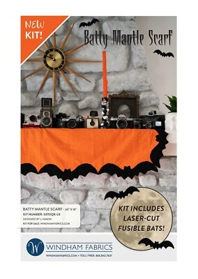 Windham Fabrics Batty Mantle Scarf Quilt Kit 60inx1 - Image 1 of 3