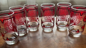 6 Ohio State University Buckeye Football 1975 Archie Griffin Glass Big Ten - Imagen 1 de 7