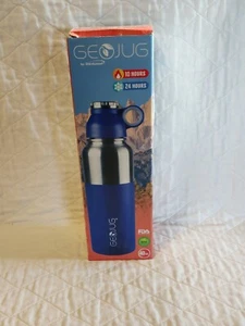 Brentwood GeoJug G-1040BL Bottiglia Acqua Isolata Sottovuoto Acciaio Inox Blu Nuova - Foto 1 di 7
