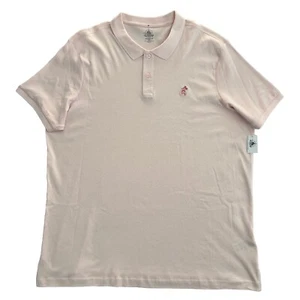 Disney Parks Mickey Mouse Polo Shirt Men's Size XXL Pink Modern Fit New w/ Tags - Picture 1 of 8