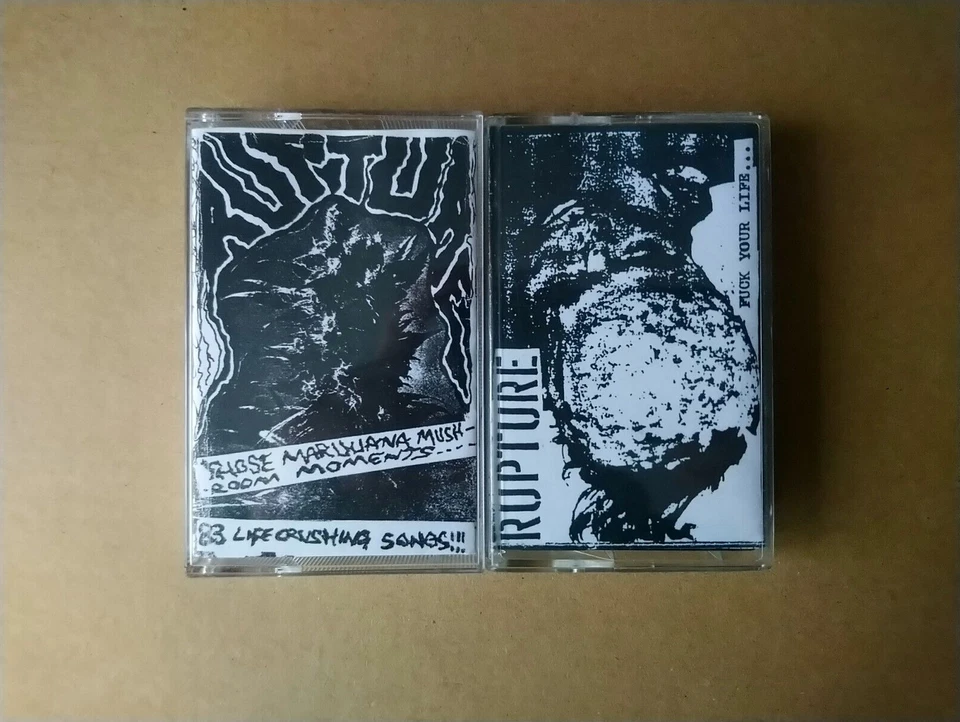 RUPTURE MC Lot, Antiseen Nihilistics Scroungers Spazz Dropdead GG Allin - Image 1 of 1