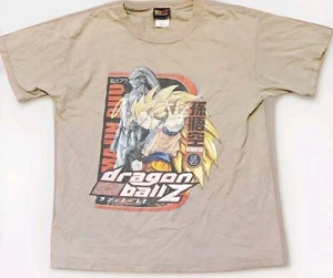 2000 DRAGONBALL Z GOKU T Shirt Youth Boys Size XL (Adult Small) Vintage Brown - Picture 1 of 9