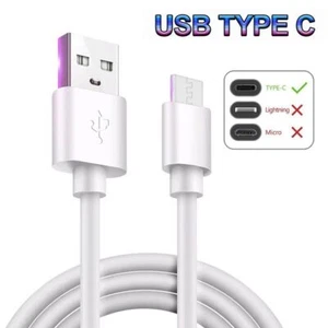 Cable de carga USB C 1m tipo c cable se adapta a Samsung NUEVO para conjunto de cámara de vigilancia - Imagen 1 de 5