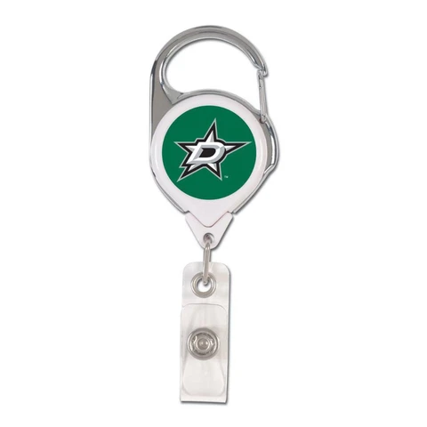 Dallas Stars Retractable Metal Badge Holder [NEW] NHL Key Chain ID Ring Cover